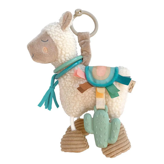 Itzy Ritzy Activity Plush with Teether Toy || Llama
