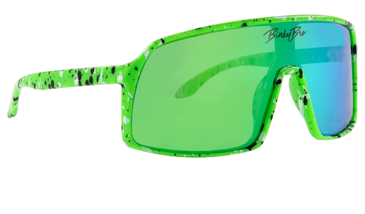 Binky Bro Monteverde Sunglasses || Electric Green