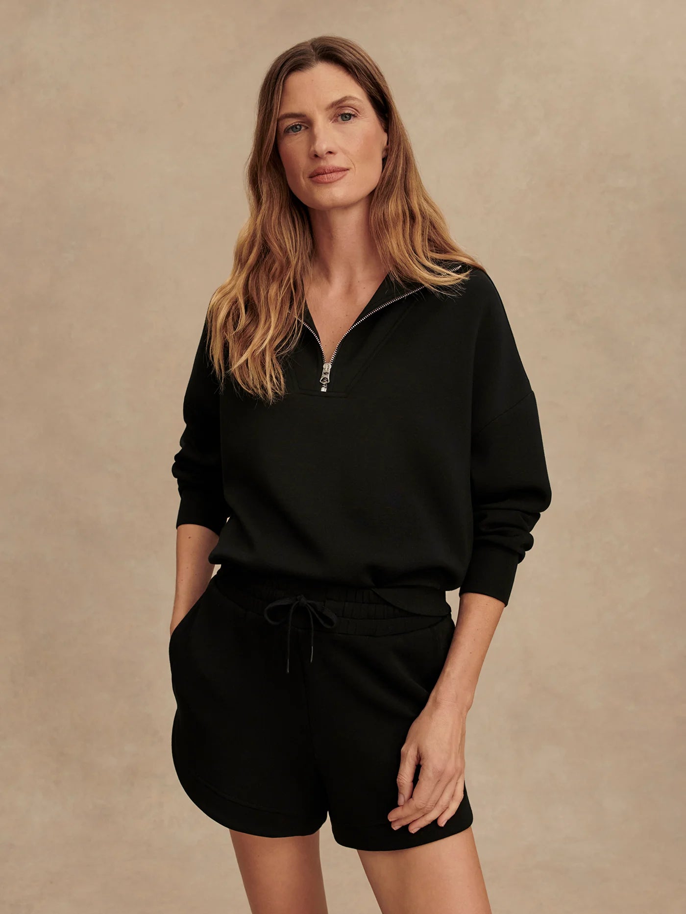 Varley Ollie High RIse Short 3.5 || Black