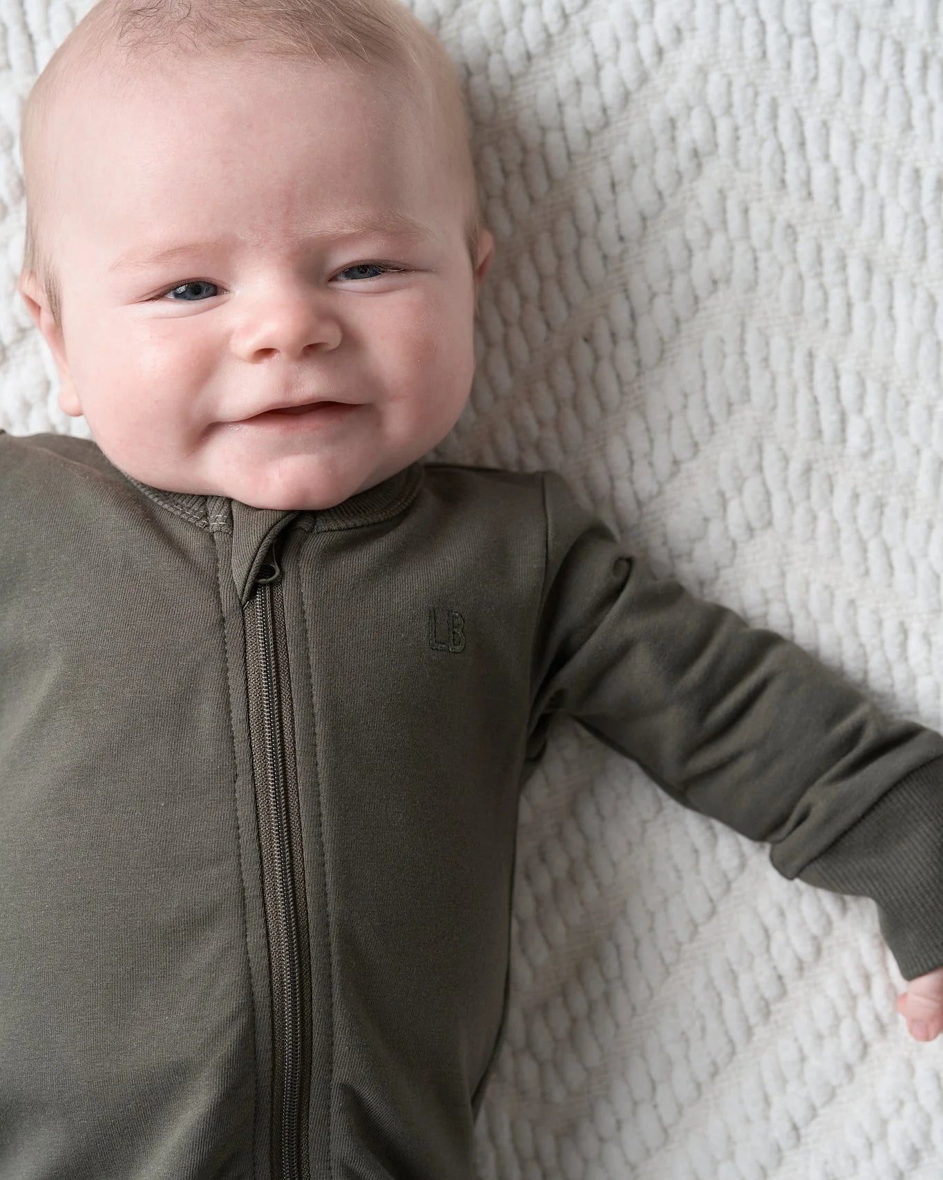 Little Bipsy 2-Way Zipper Romper || Hunter