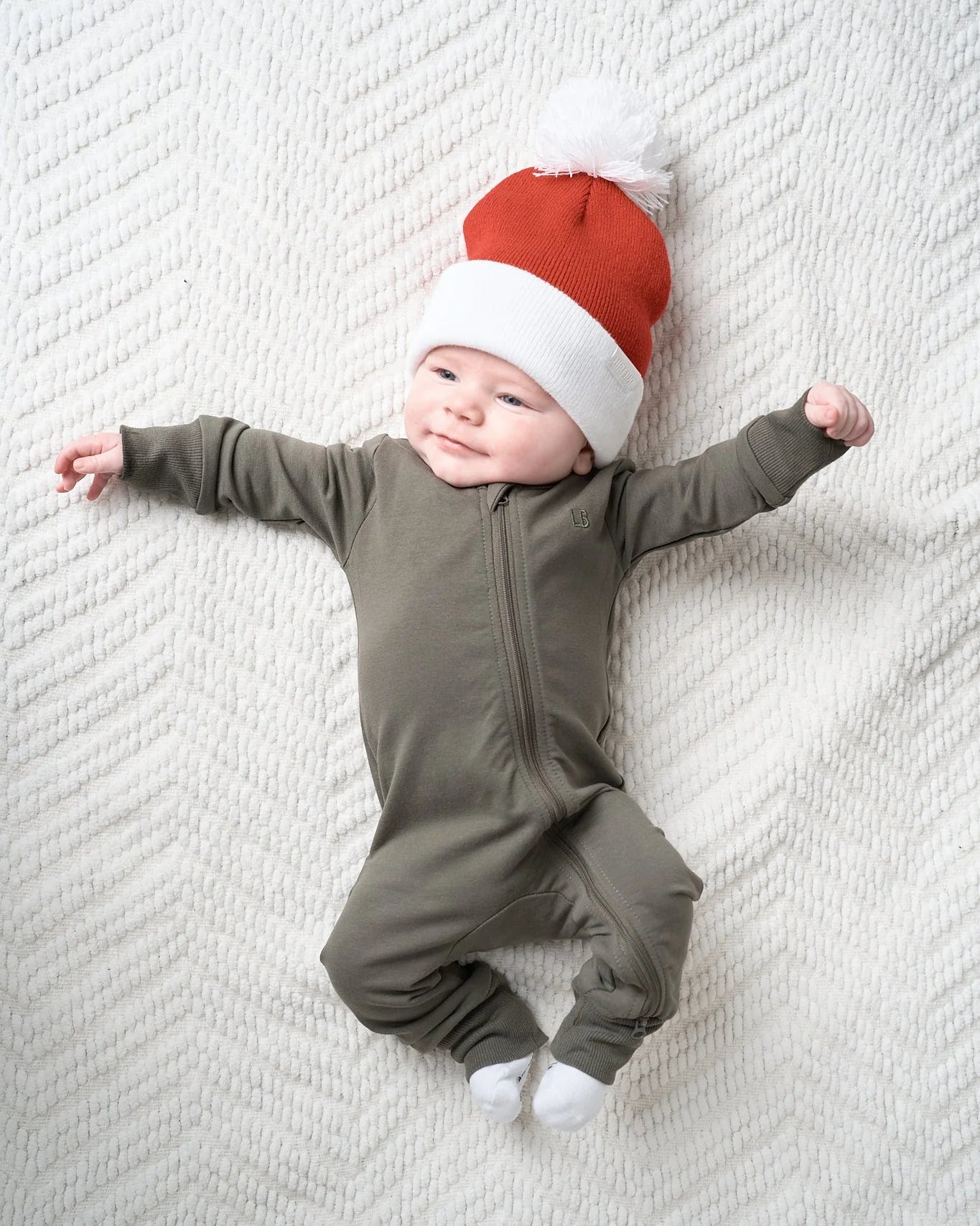 Little Bipsy 2-Way Zipper Romper || Hunter