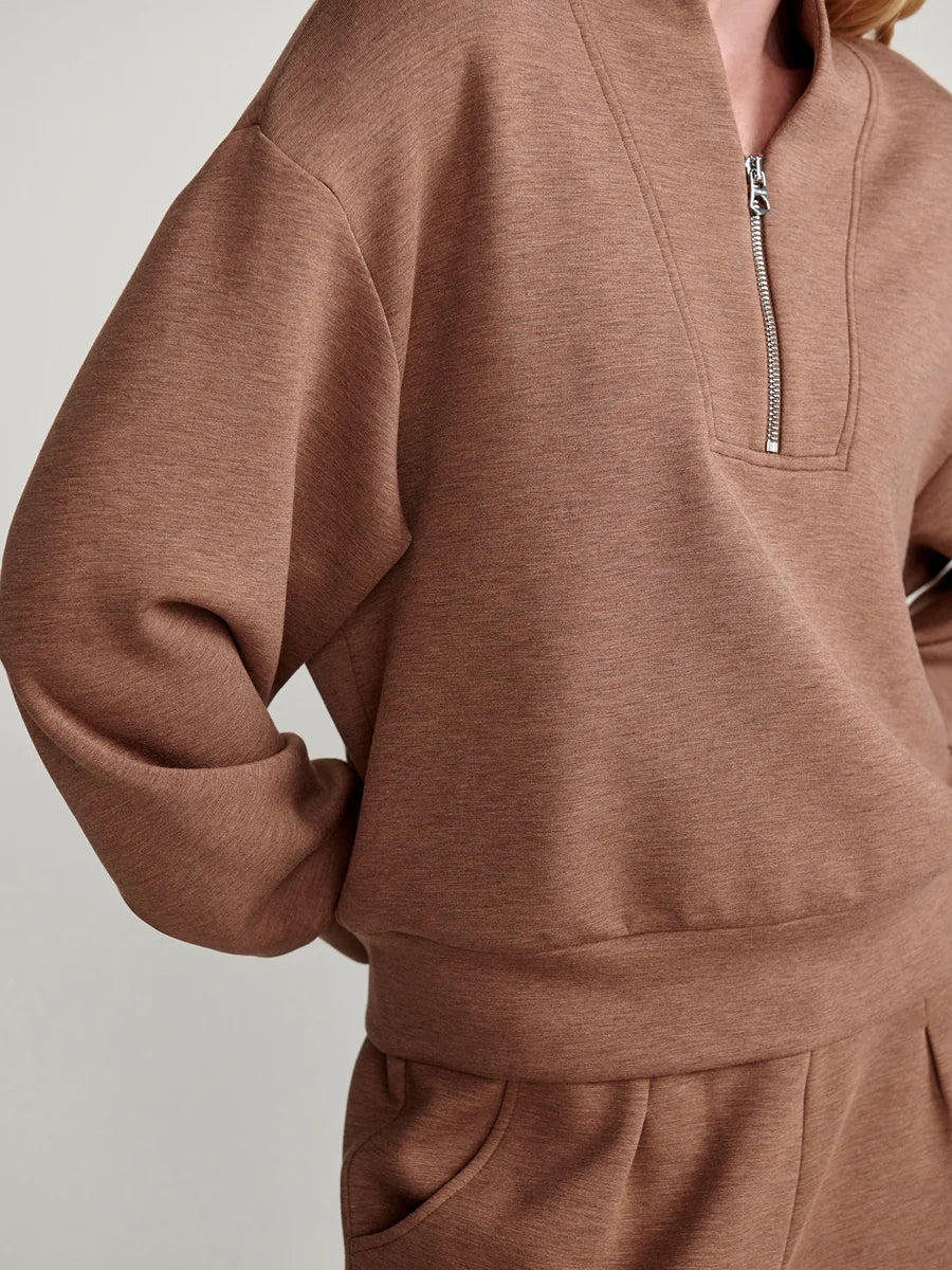 Varley Davidson Sweat || Golden Bronze Marl