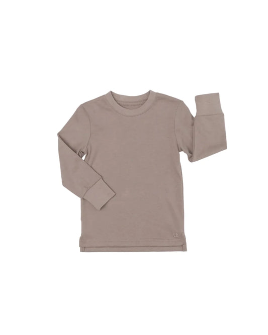 Little Bipsy Long Sleeve Elevated Tee || Mushroom
