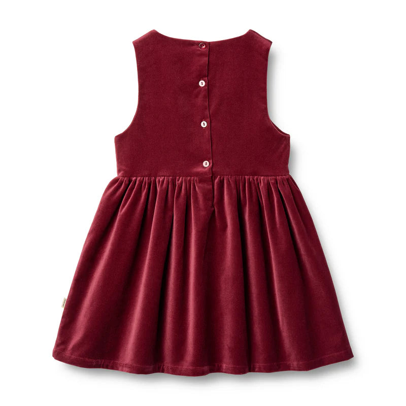 Wheat Kids Thelma Dress || Ruby Red