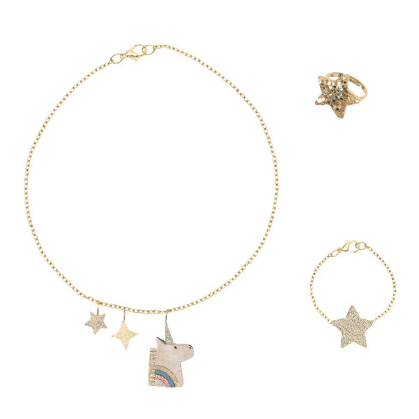 Mimi & Lula Unicorn Jewellery Set
