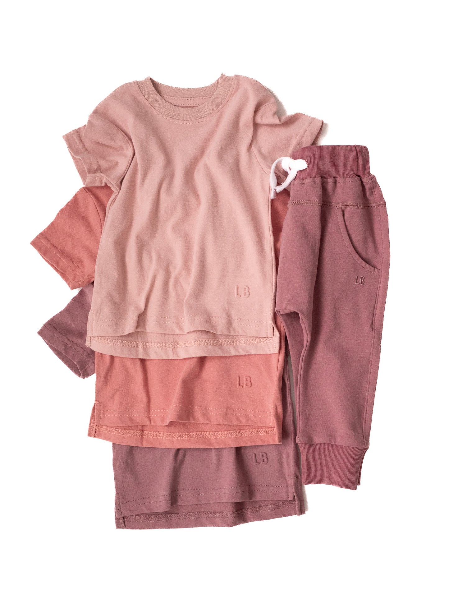 Little Bipsy Elevated Tee 3-pack || Mauve