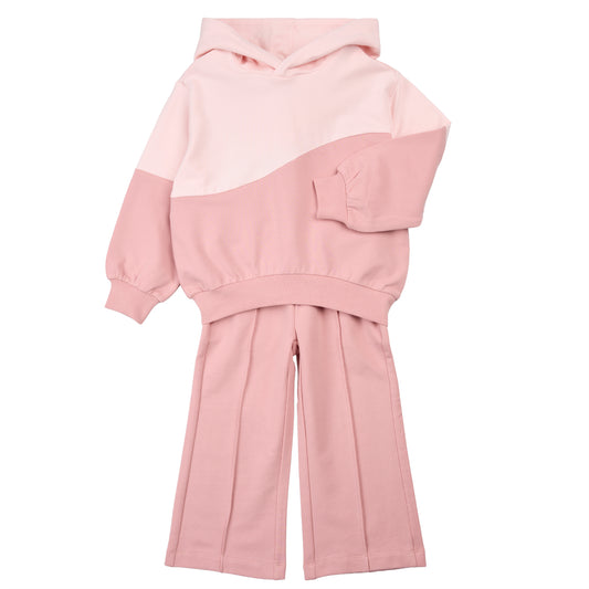 Miles the Label 2 Piece Hooded Set || Pink