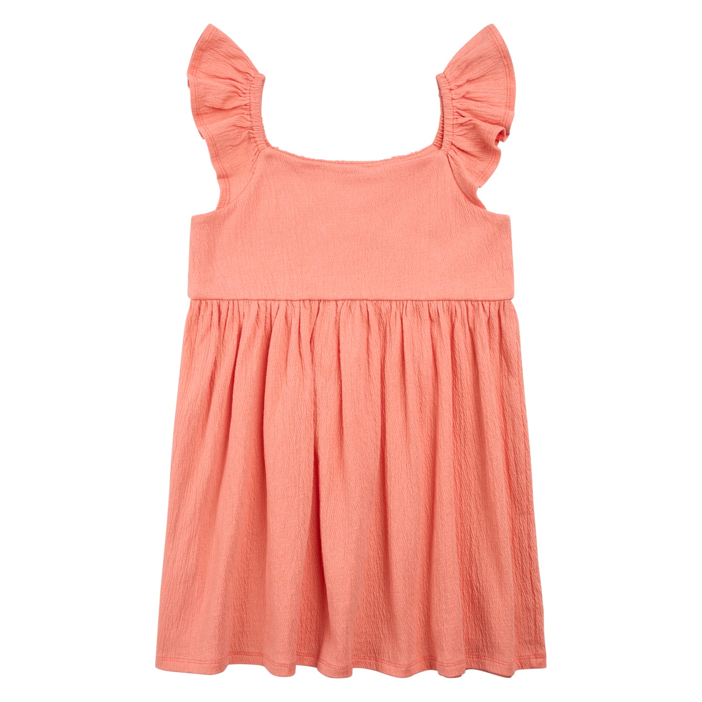 Miles the Label Knit Baby Dress || Coral