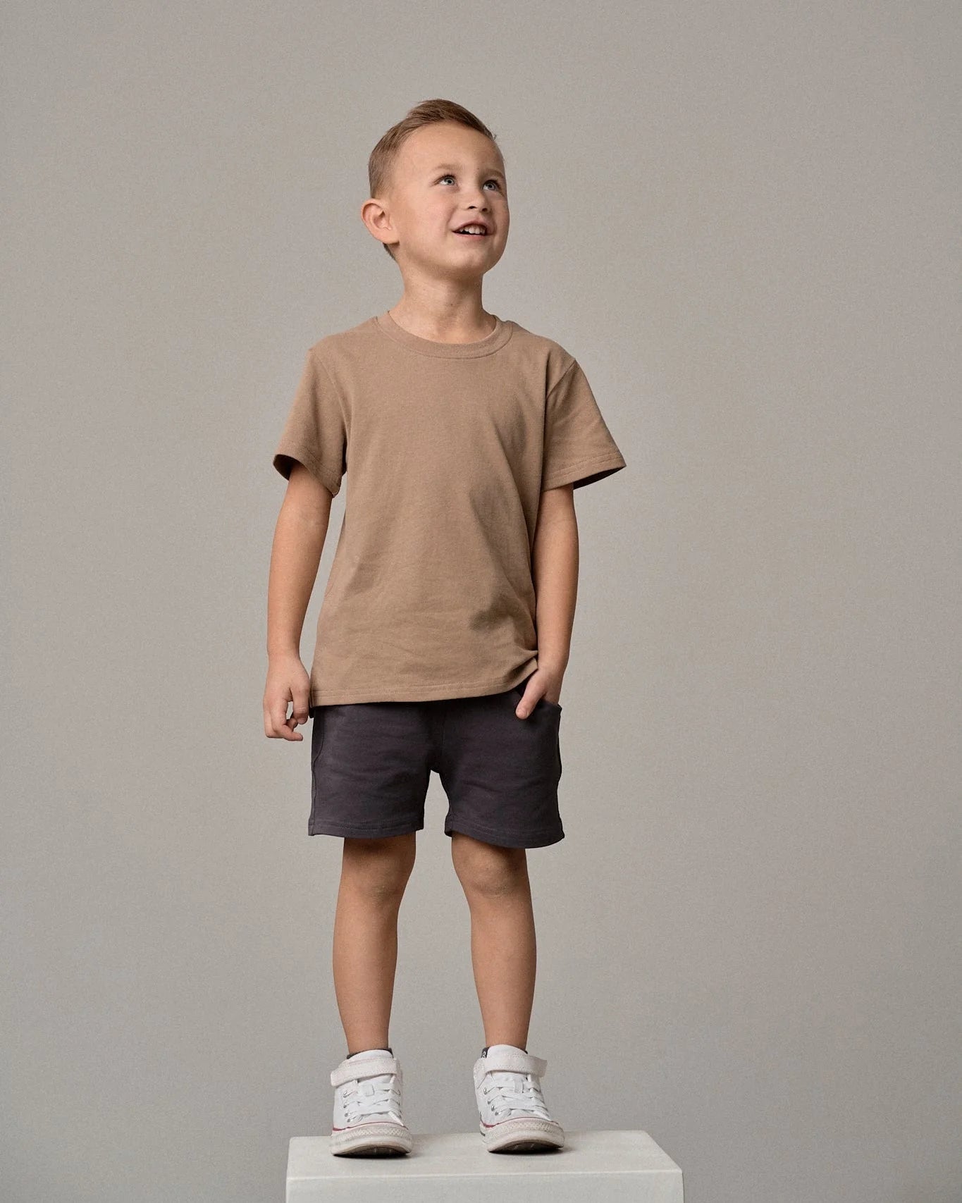 Little Bipsy Elevated Tee || Driftwood