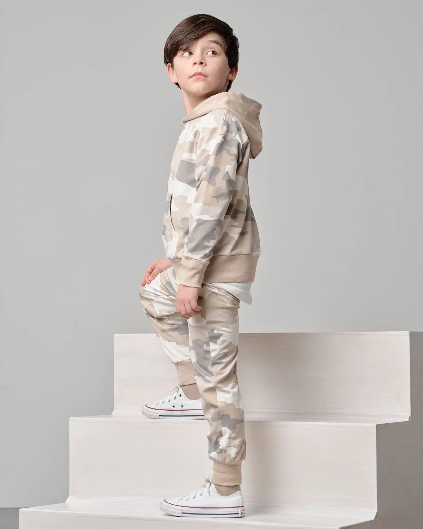 Little Bipsy Hoodie || Faded Camo