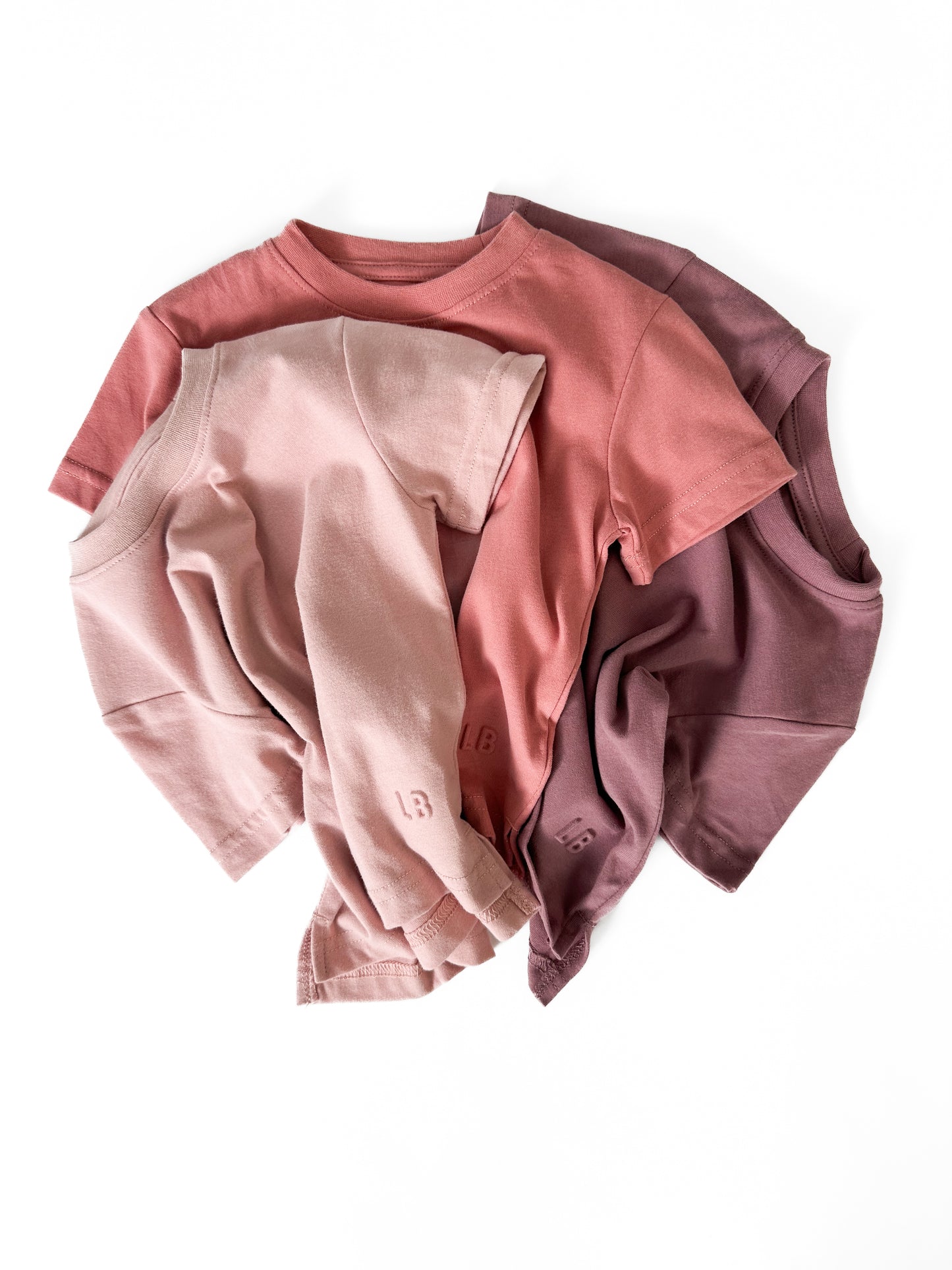 Little Bipsy Elevated Tee 3-pack || Mauve