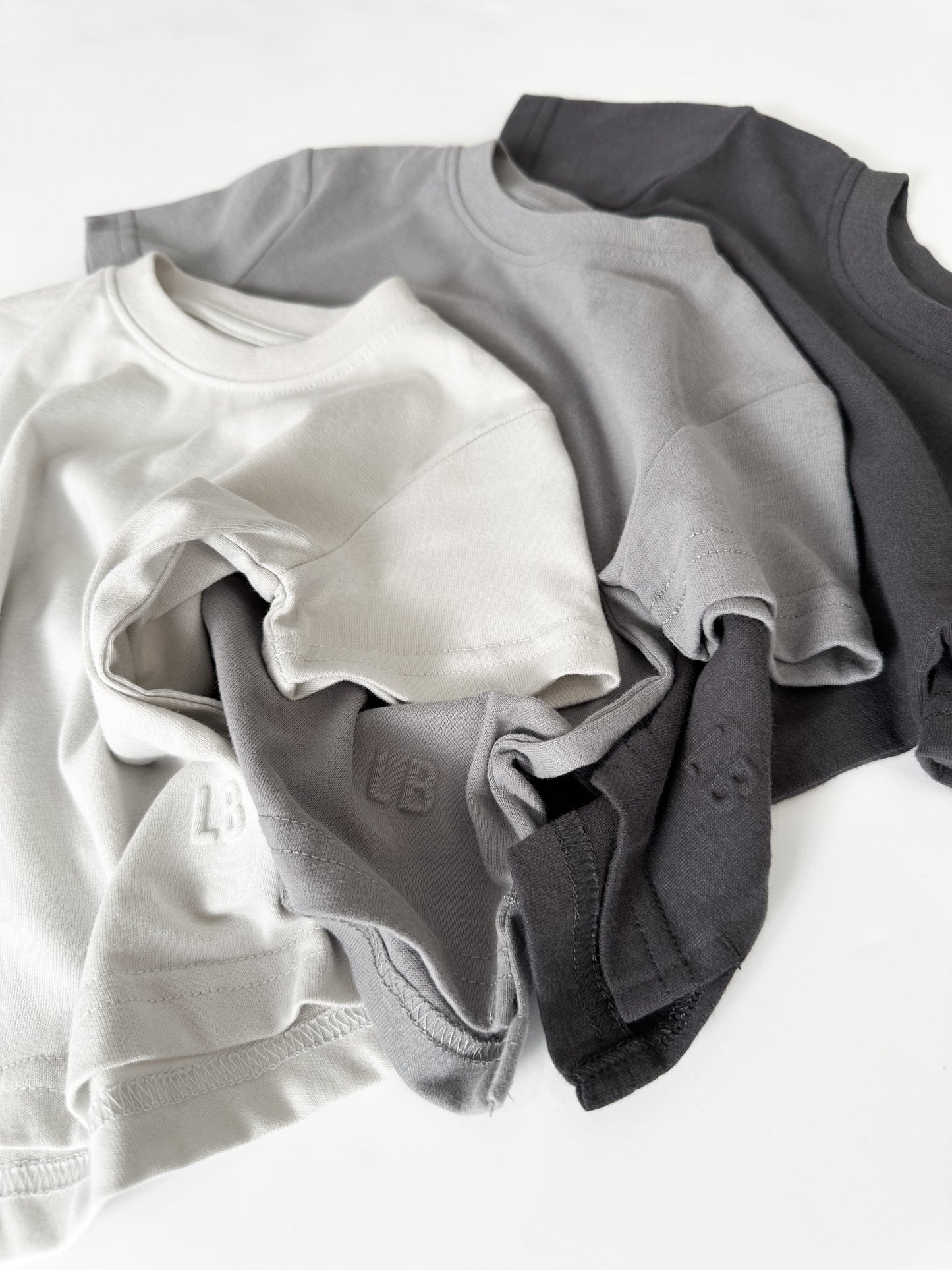 Little Bipsy Elevated Tee 3-pack || Grey