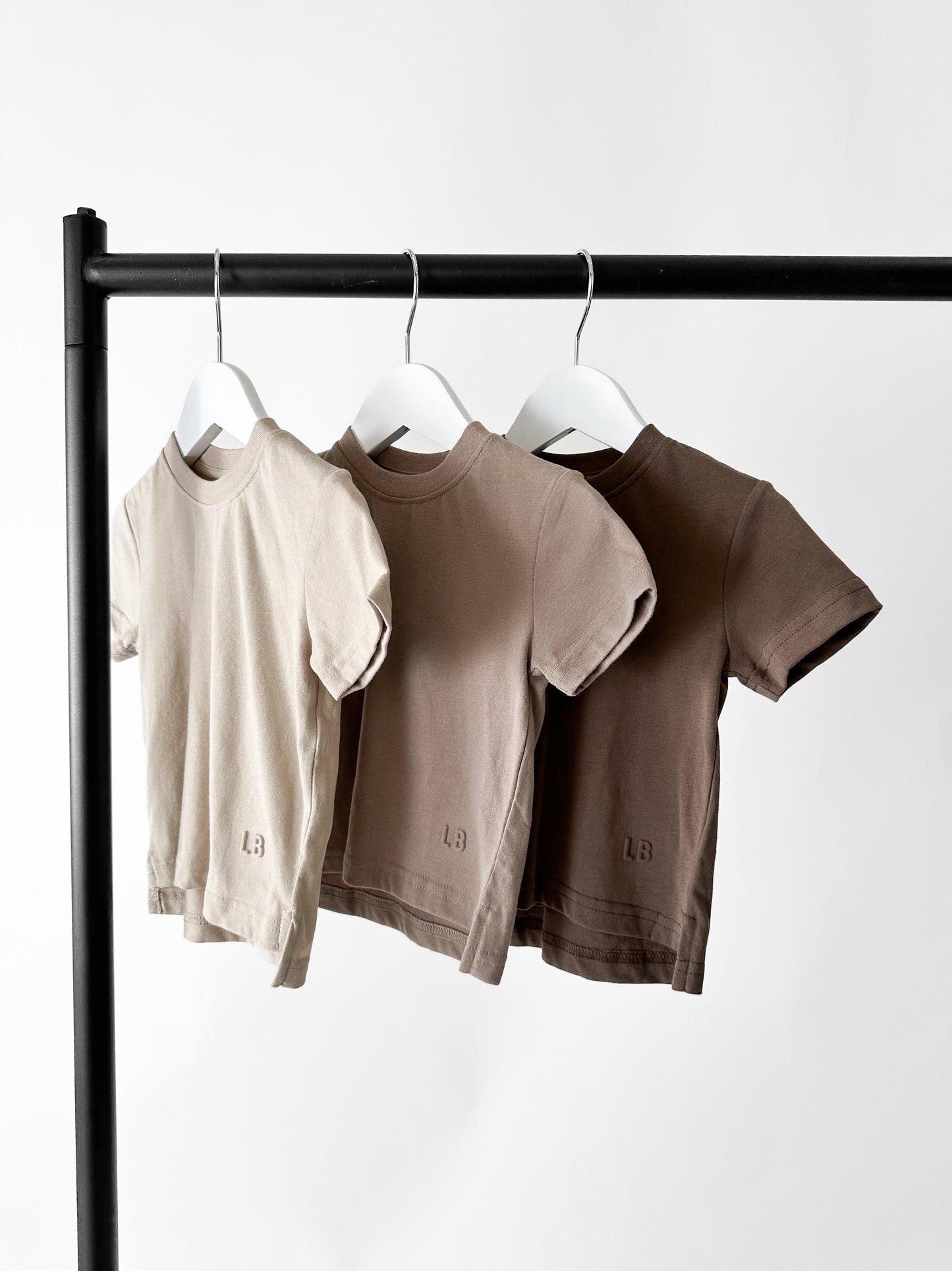 Little Bipsy Elevated Tee 3-pack || Brown