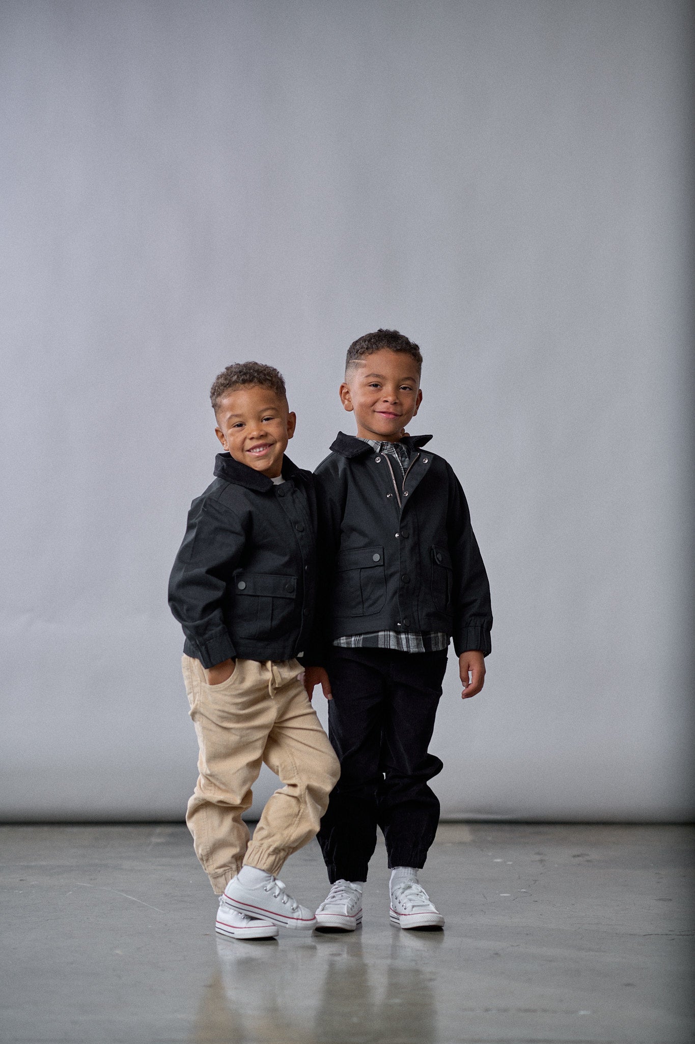 Little Bipsy Corduroy Cargo Jogger || Black