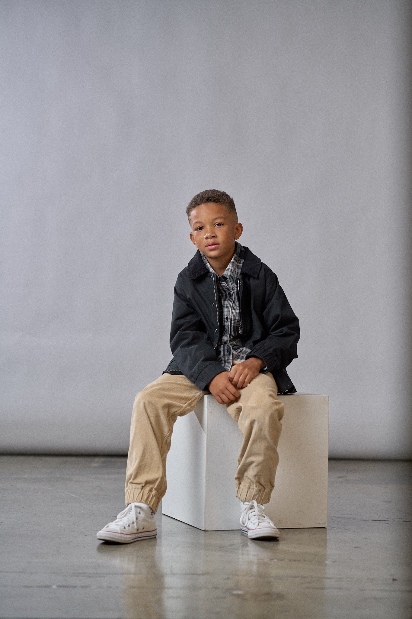 Little Bipsy Corduroy Cargo Jogger || Khaki