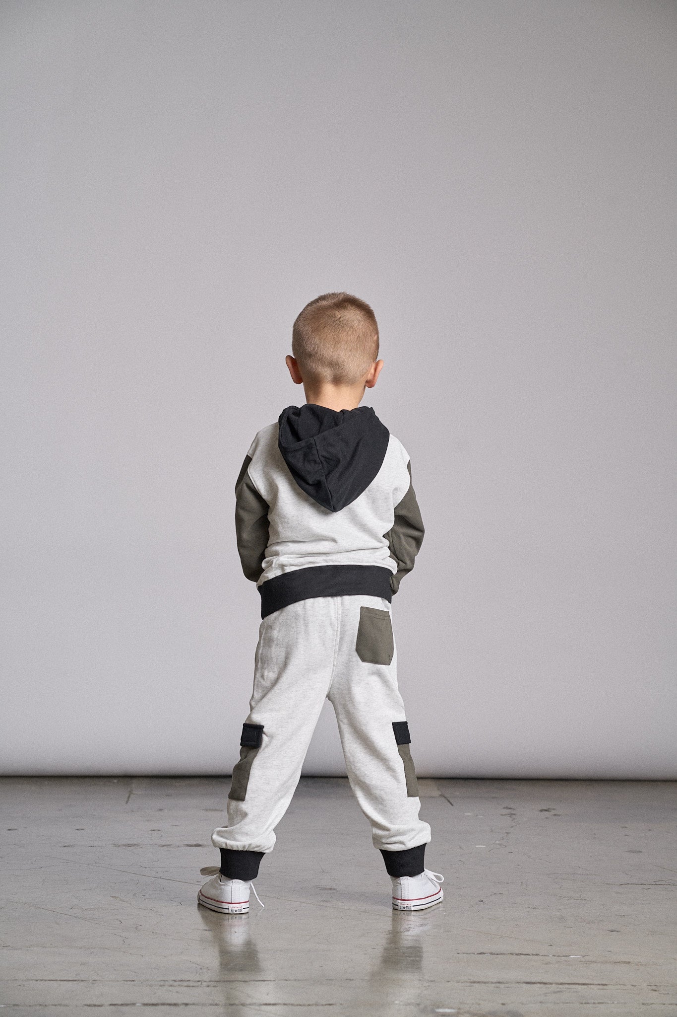 Little Bipsy Block Pocket Hoodie