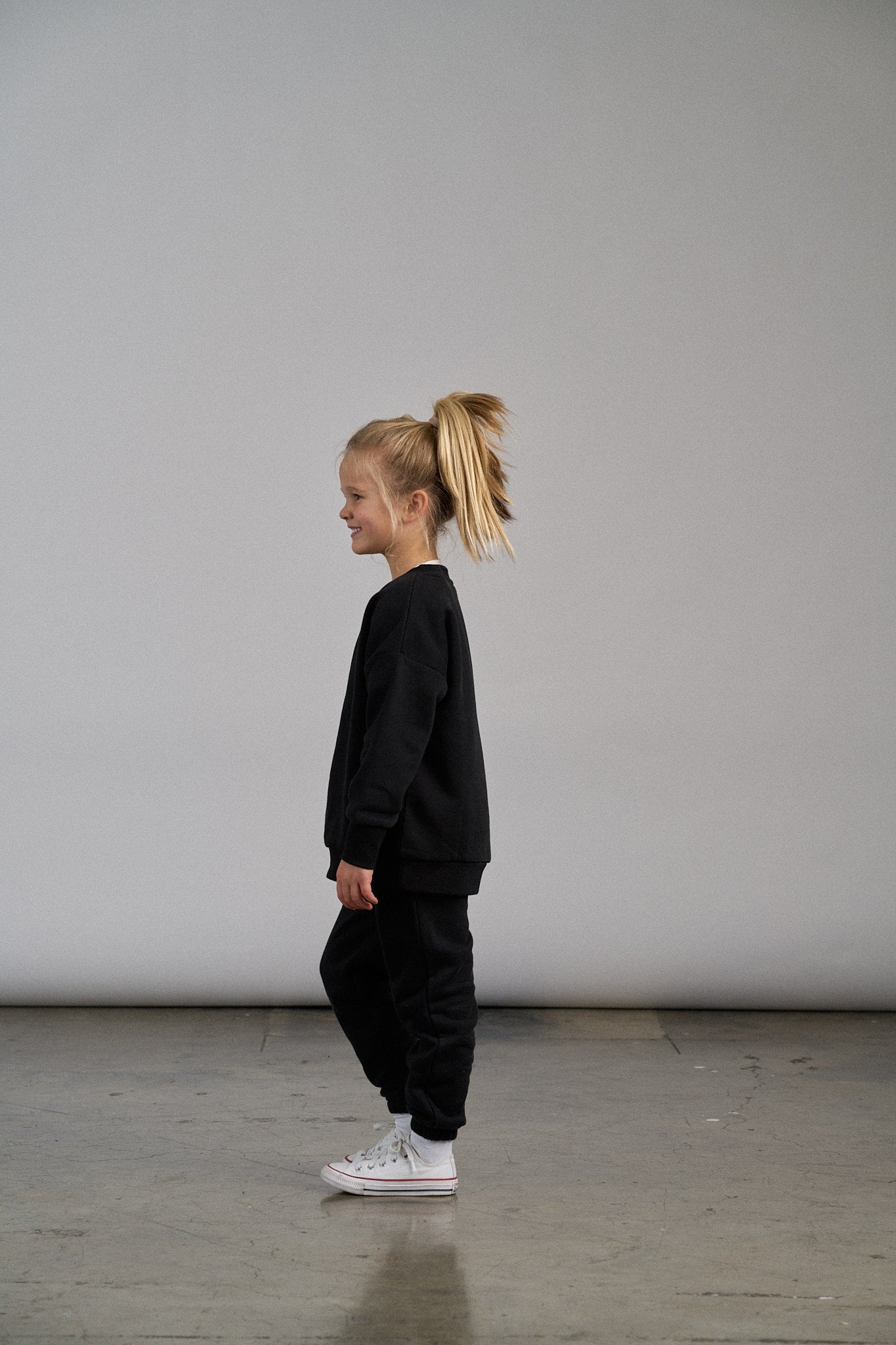 Little Bipsy Elevated Classic Crewneck || Black