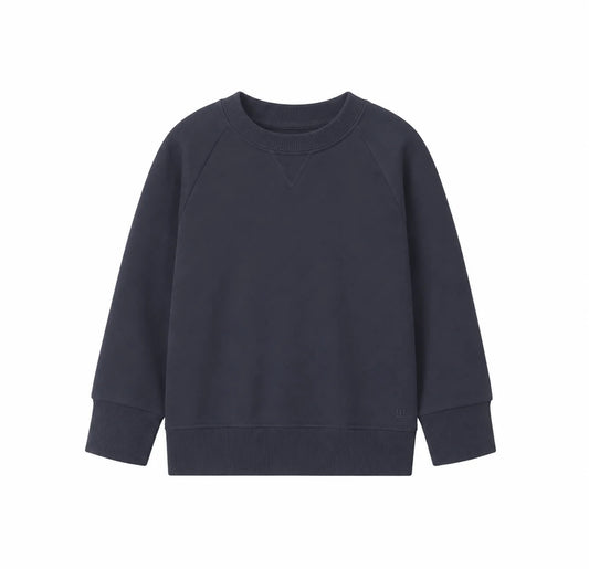 Little Bipsy Raglan Crewneck || Blue