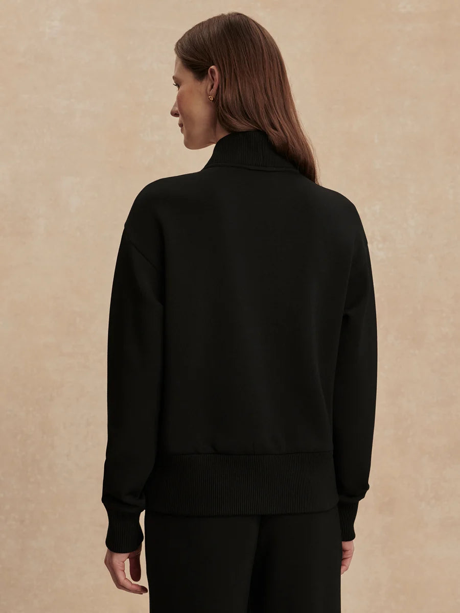 Varley Sally Half-Zip Sweat || Black