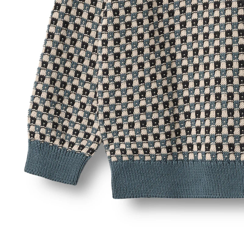 Wheat Kids Jaquard Pullover Flores || Stormy Weather