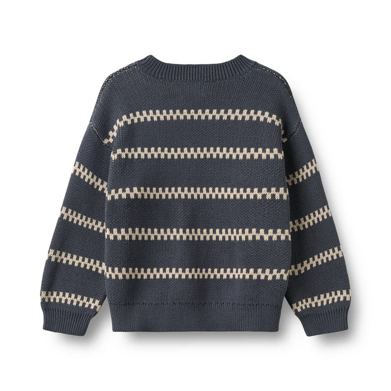 Wheat Kids Harlow Pullover || Greyblue
