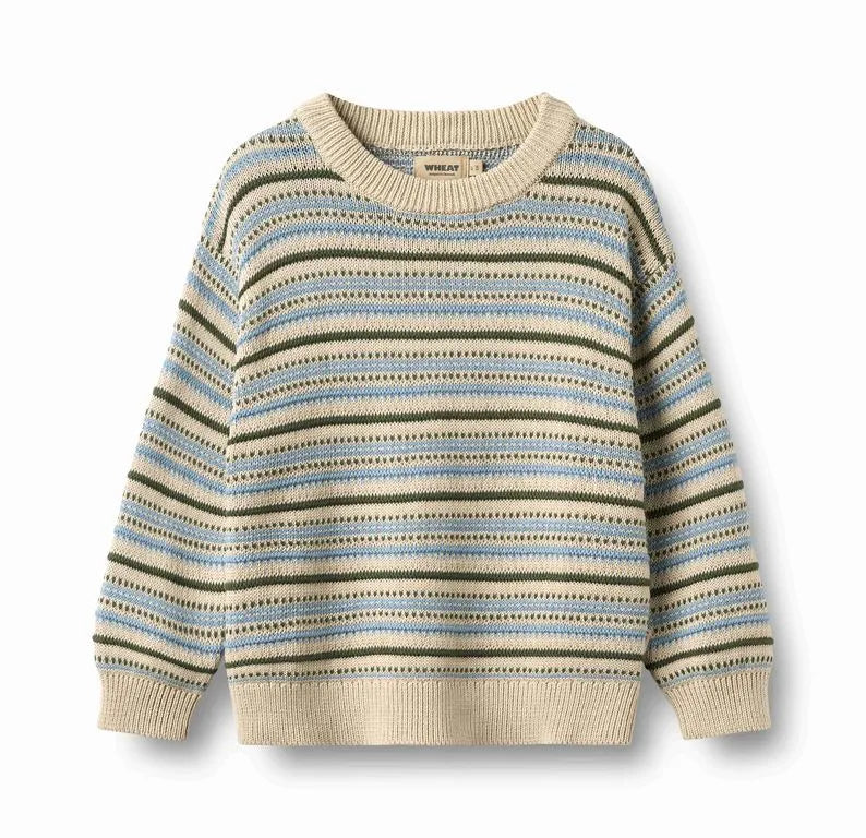 Wheat Kids Harlow Pullover || Offwhite