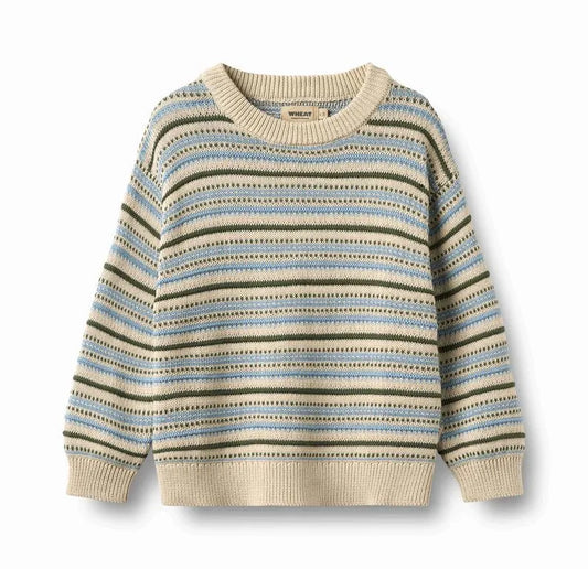 Wheat Kids Harlow Pullover || Offwhite