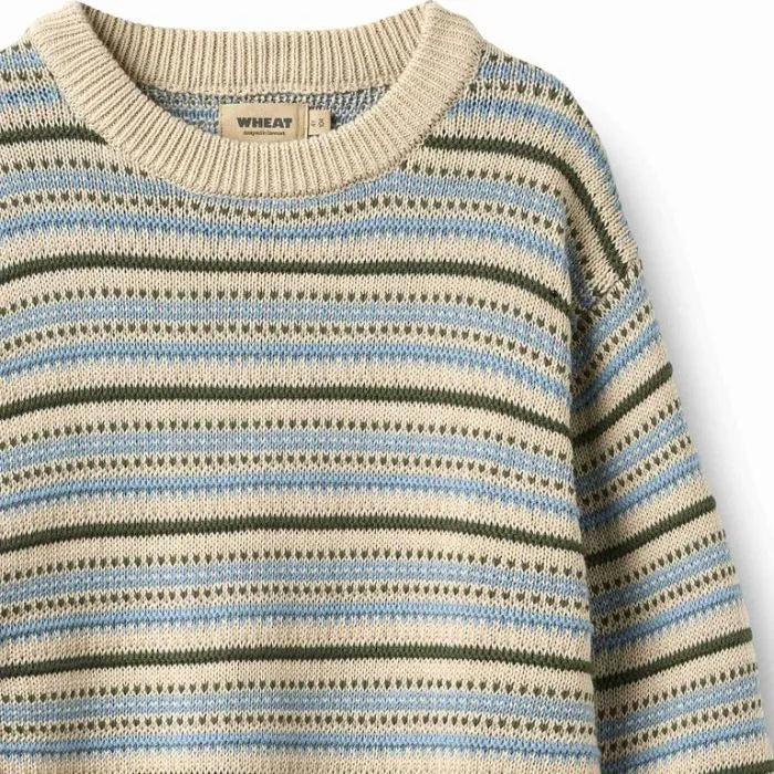 Wheat Kids Harlow Pullover || Offwhite