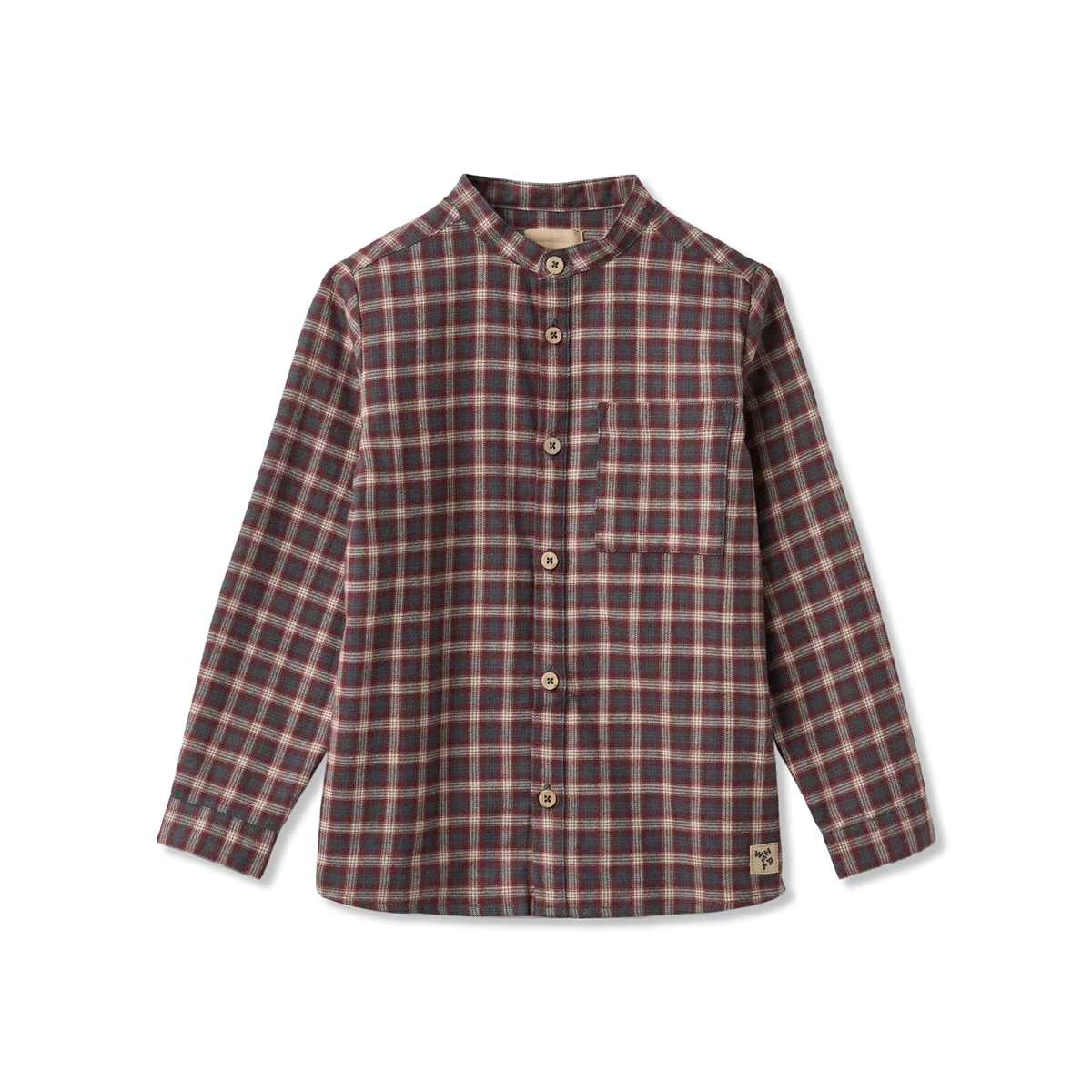 Wheat Kids Shirt Willum || Blue Holiday Check