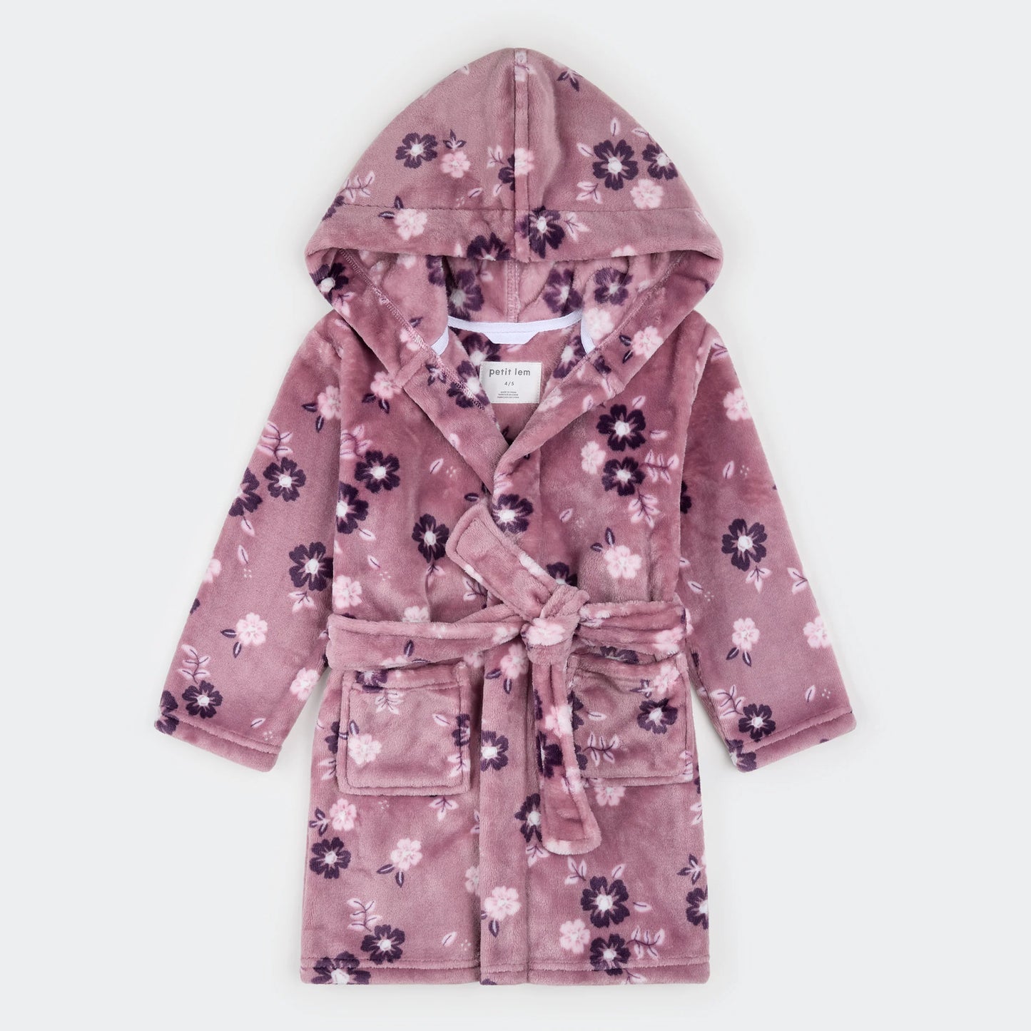 Petit Lem Plush Robe || Floral
