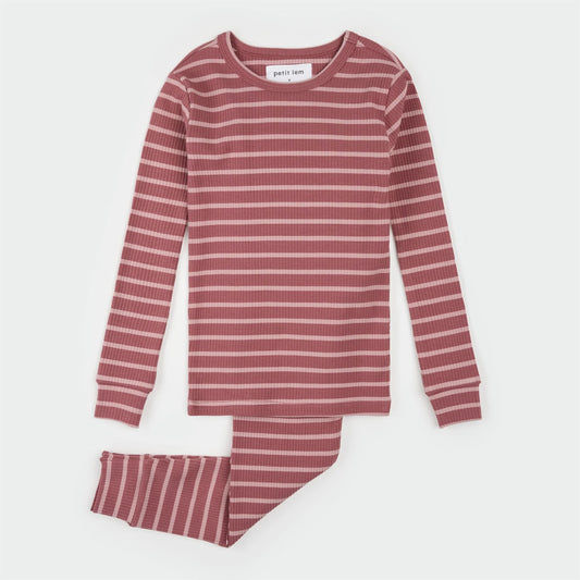 Petit Lem Jazzberry Striped PJ