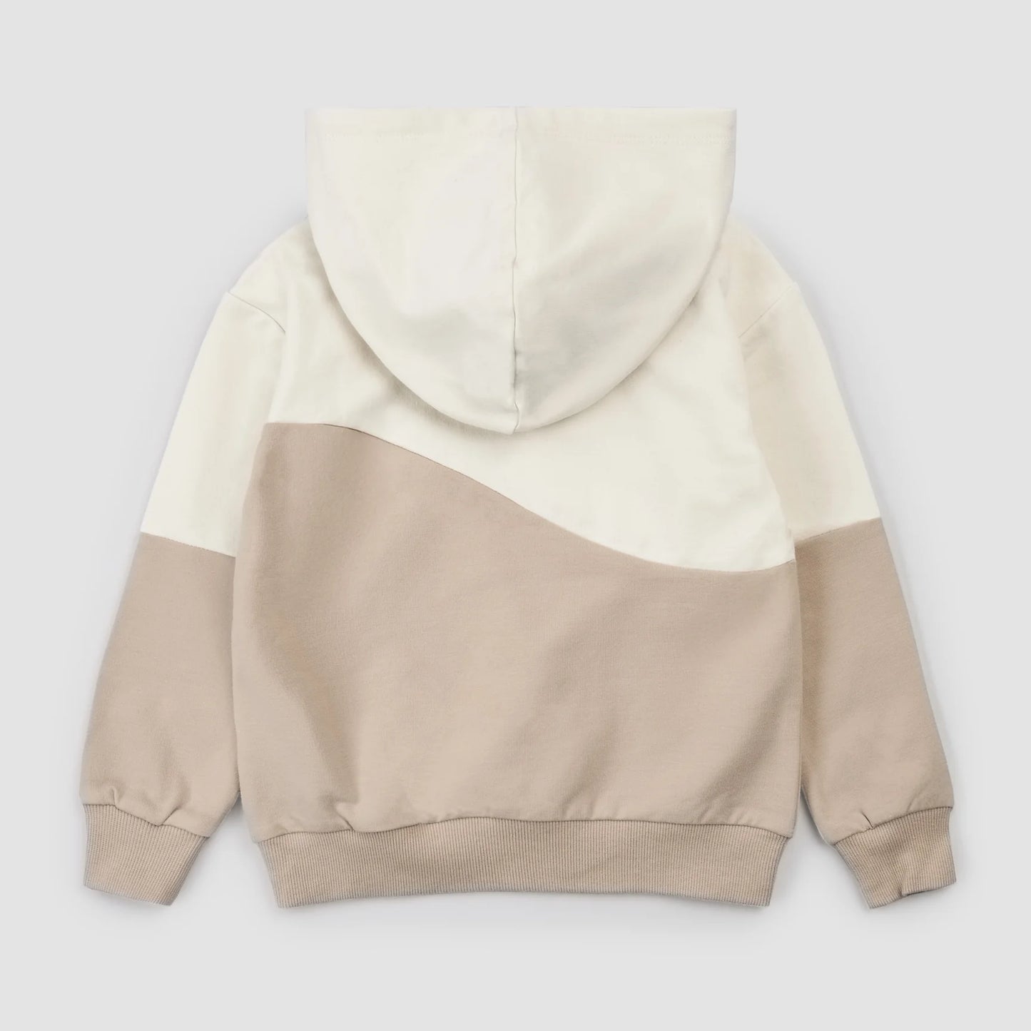 Miles the Label Hooded Sweatshirt || Birch and Taupe
