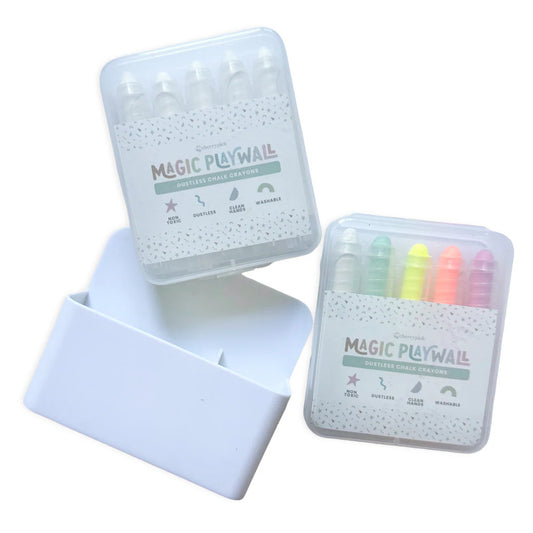 Cherry Pick Dustless Chalk Crayons + Magnetic Holder Bundle