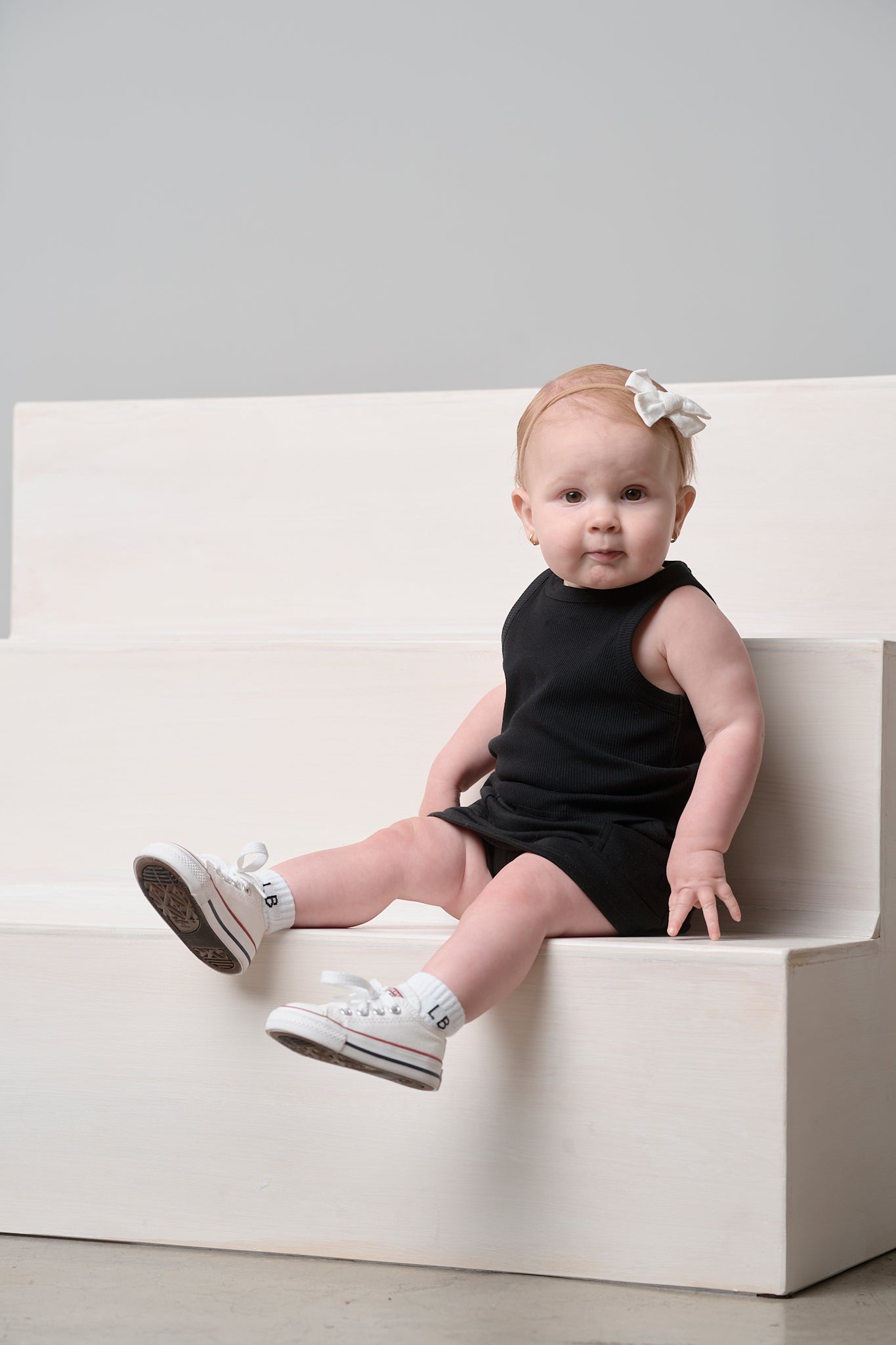 Little Bipsy Ribbed Tank || Black