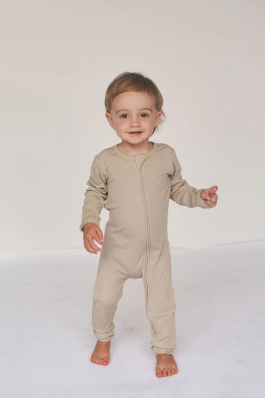 Bambi & Birdie Zipper Sleeper || Khaki Green