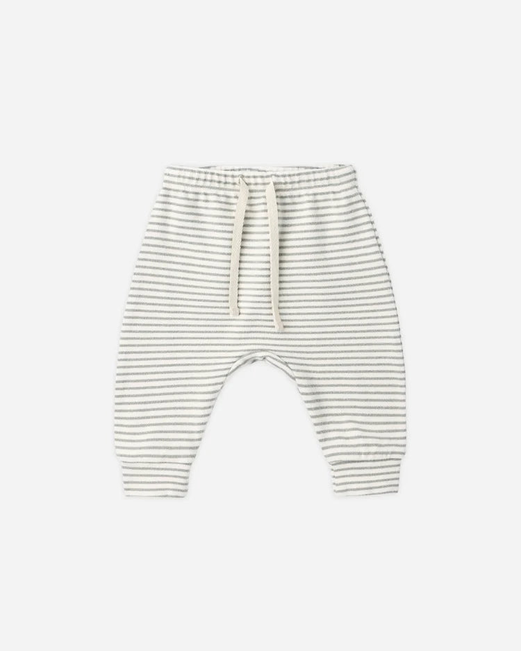 Quincy Mae Drawstring Pant || Laurel Microstripe