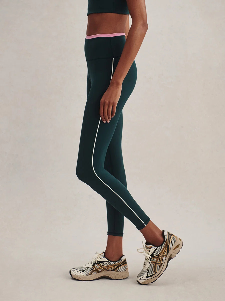 Varley Freesoft Contrast High-Rise Leggings 25" || Ponderosa Pine