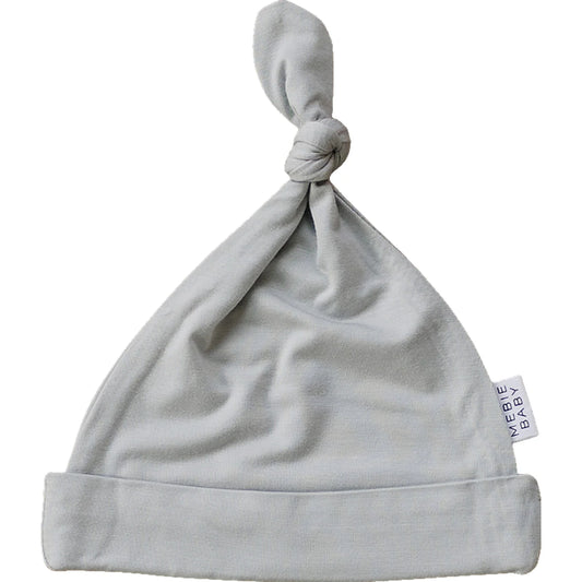 Mebie Baby Bamboo Newborn Knot Hat || Stone