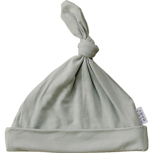 Mebie Baby Bamboo Newborn Knot Hat || Sage