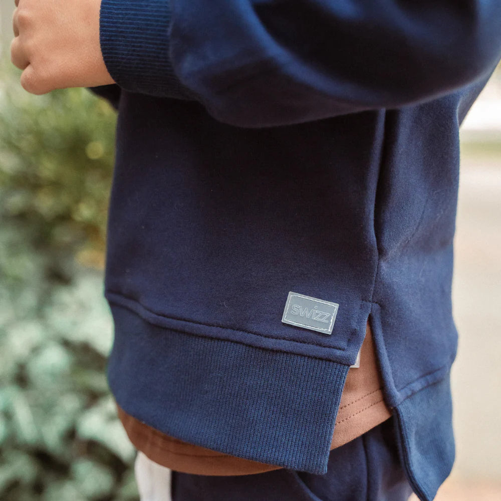 SWIZ Foundation Pullover || Navy