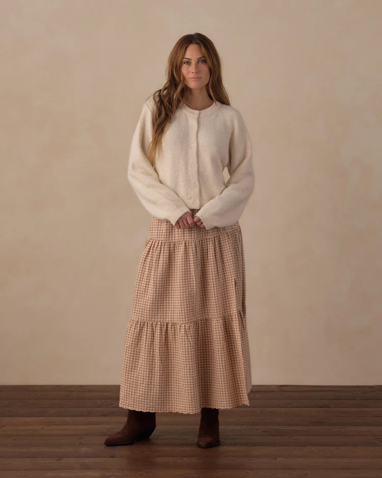 Rylee + Cru Women's Jess Dress || Fawn Gingham