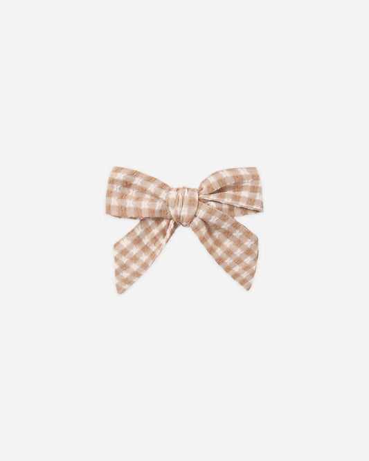 Rylee + Cru Bow || Fawn Gingham