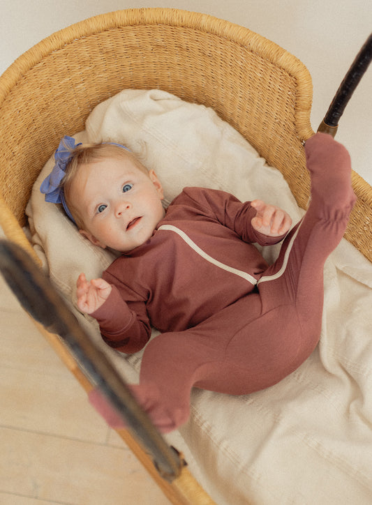 PRE-ORDER Jax + Lennon Zipper Sleeper || Dusty Fig