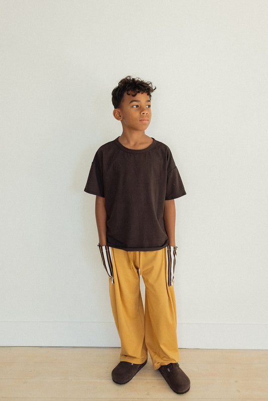 Jax + Lennon Kids Essential Tee || Espresso