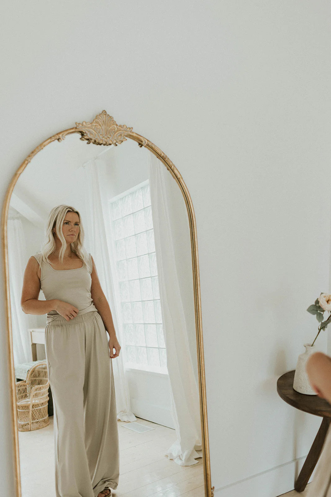 Jax & Lennon Ladies Wide Leg Pants || Dune
