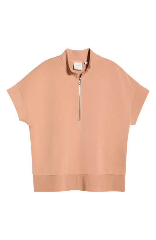 Varley Ritchie Short Sweat || Camel