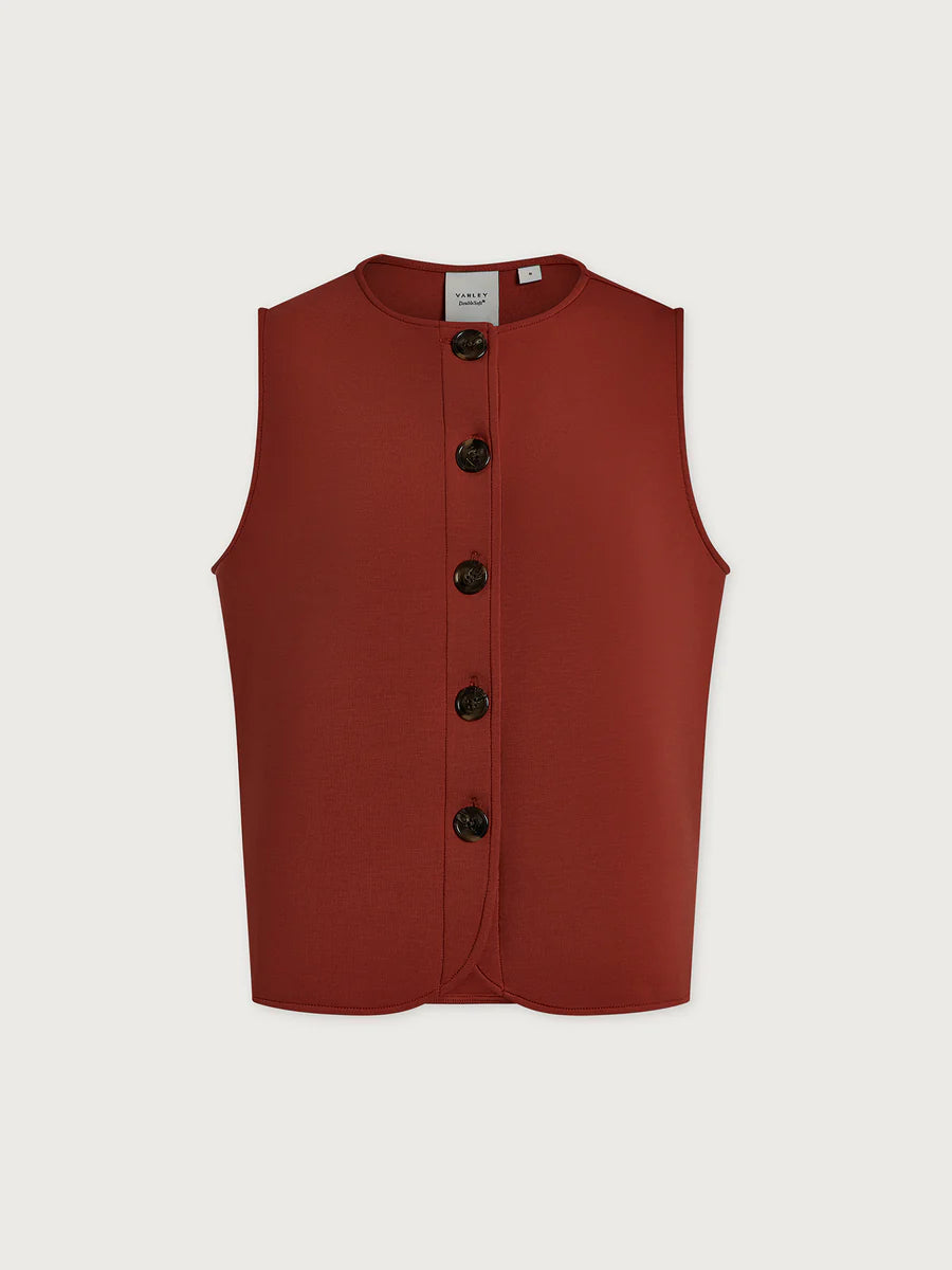 Varley Josie Button Through Tank || Bossa Nova