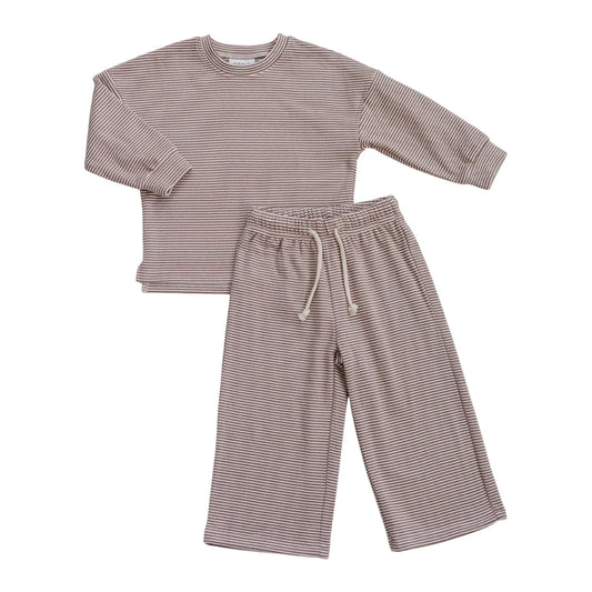 Mebie Baby Striped Loungewear Set