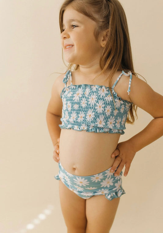 Current Tyed Girls Smocked Bikini || Chloe