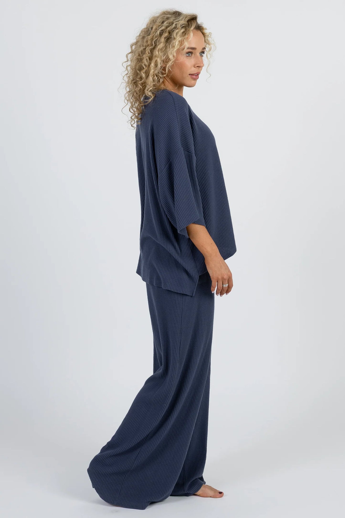 Foxy Kind Yacht Club Pant Set || Midnight Sky